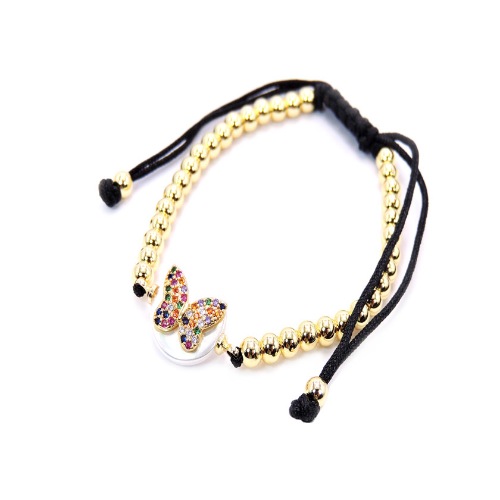 PULSERA CHAPA GOLDEN RAINBOW