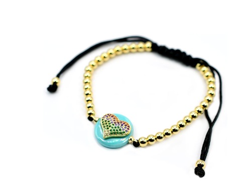PULSERA CHAPA GOLDEN RAINBOW