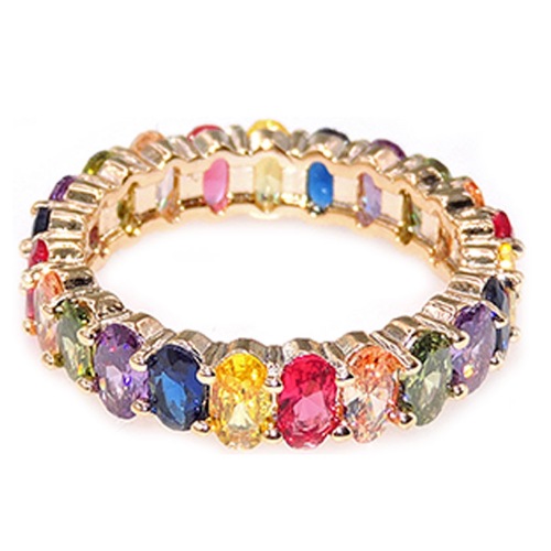 ANILLO  CHAPA GOLDEN RAINBOW