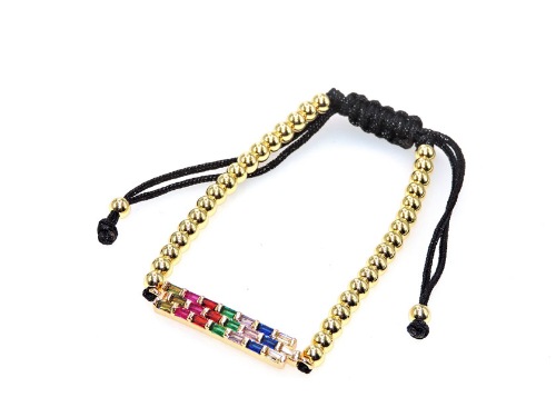 PULSERA CHAPA GOLDEN RAINBOW