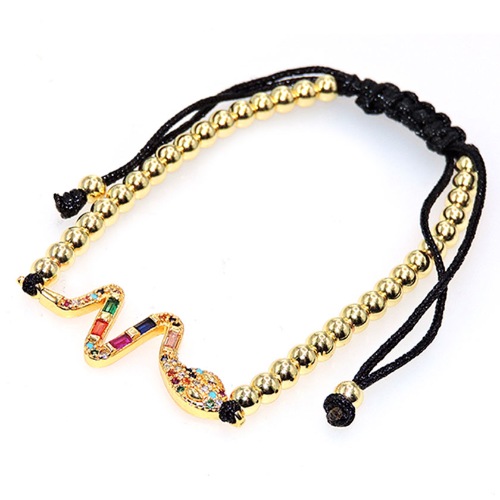 PULSERA CHAPA GOLDEN RAINBOW