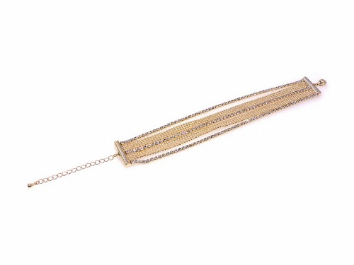 PULSERA CHAPA CRYSTIME