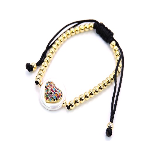 PULSERA CHAPA GOLDEN RAINBOW