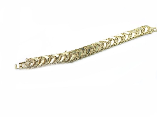 PULSERA CHAPA GOLDEN CASTING