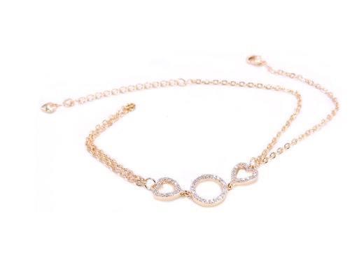 PULSERA CHAPA CRYSTIME