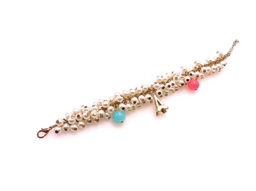 PULSERA CHAPA PEARLTIME