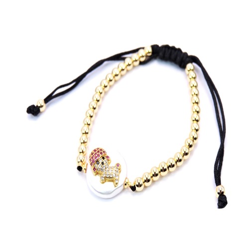 PULSERA CHAPA GOLDEN RAINBOW