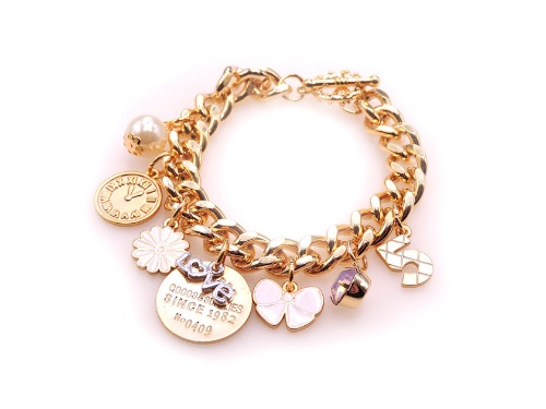 PULSERA CHAPA PEARLTIME