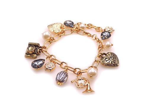 PULSERA CHAPA PEARLTIME