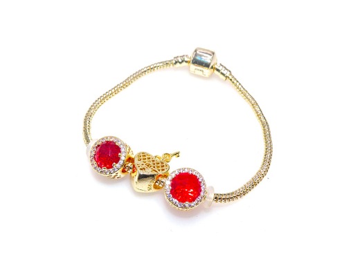 PULSERA CHAPA CRYSTIME