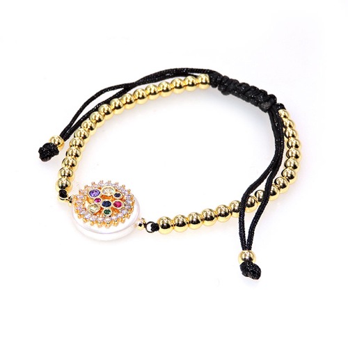PULSERA CHAPA GOLDEN RAINBOW