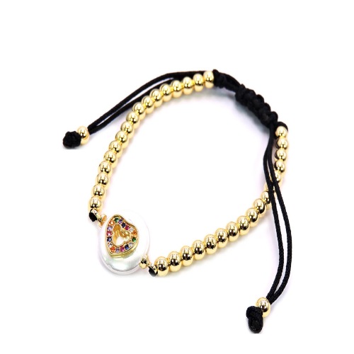 PULSERA CHAPA GOLDEN RAINBOW