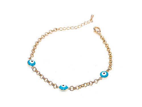 PULSERA CHAPA GOLDEN COLORS