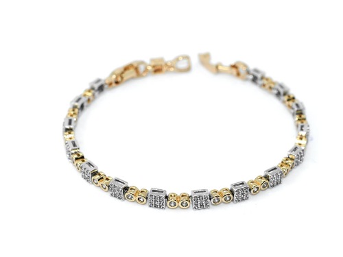 PULSERA CHAPA CRYSTIME