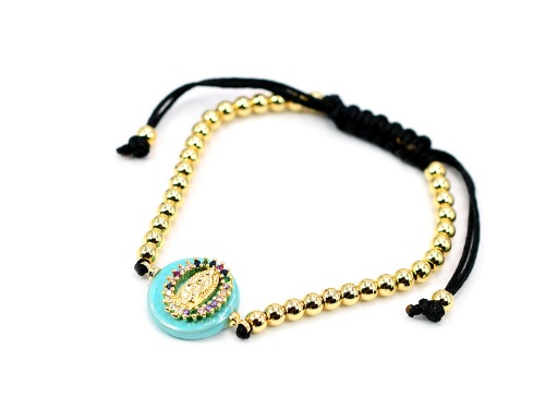 PULSERA CHAPA GOLDEN RAINBOW