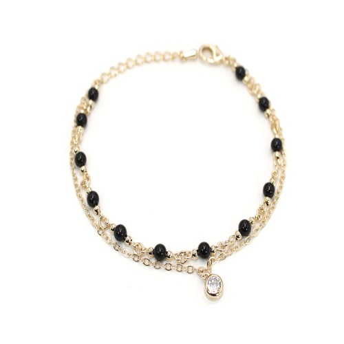PULSERA CHAPA GOLDEN COLORS