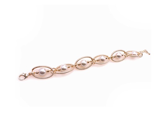 PULSERA CHAPA PEARLTIME