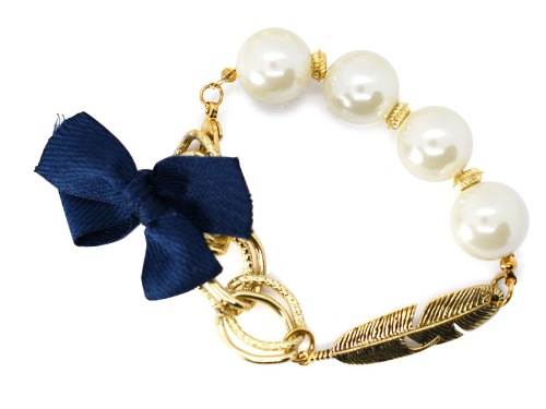 PULSERA CHAPA PEARLTIME