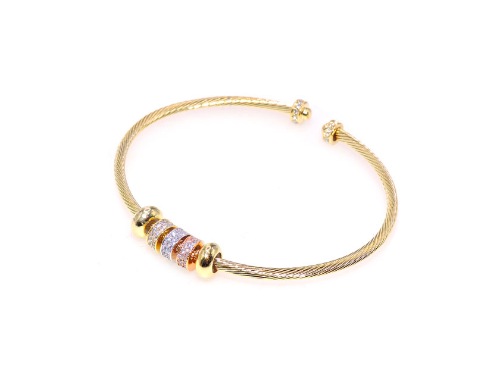 BRAZALETE CHAPA CRYSTIME