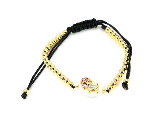 PULSERA CHAPA PEARLTIME