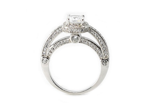 ANILLO  RODIO CRYSTIME