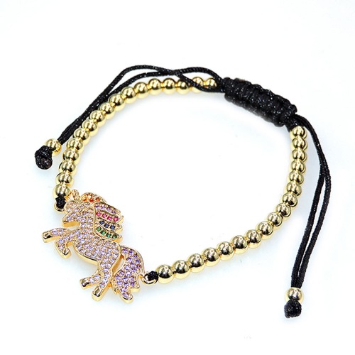 PULSERA CHAPA GOLDEN RAINBOW