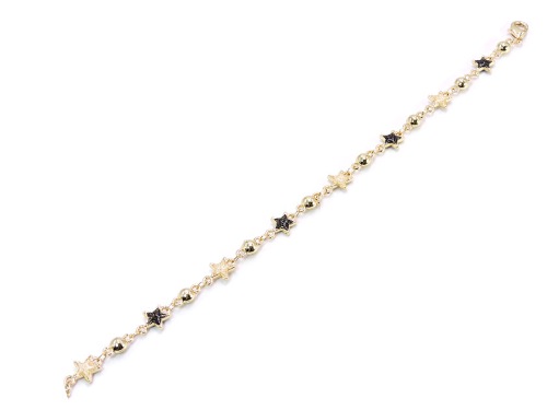 PULSERA CHAPA GOLDEN COLORS