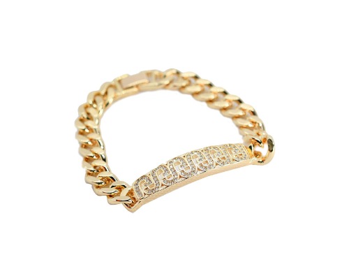 PULSERA CHAPA CRYSTIME