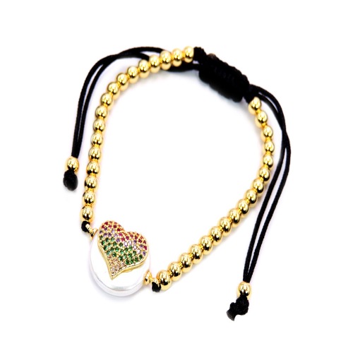 PULSERA CHAPA GOLDEN RAINBOW