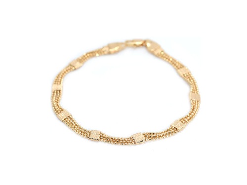 PULSERA CHAPA GOLDEN CASTING