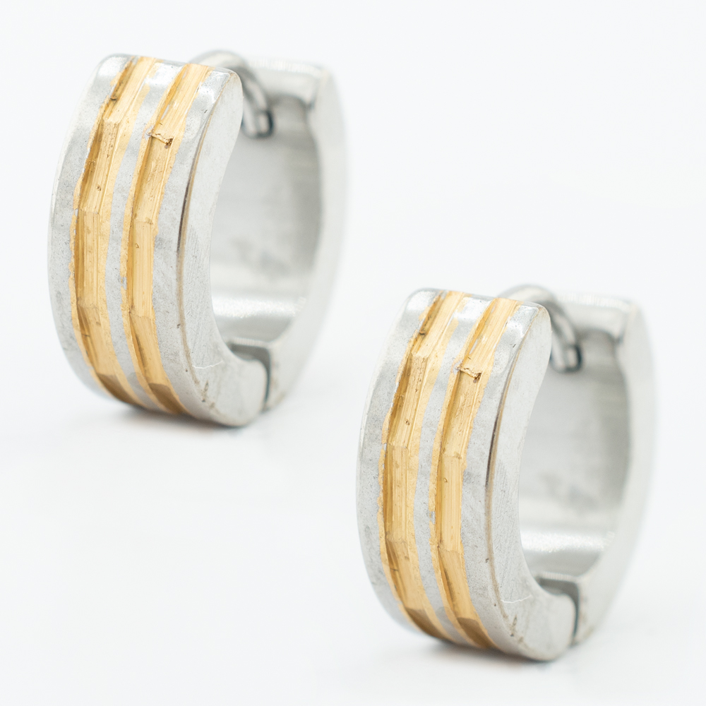 HUGGIE ACERO INOXIDABLE GOLDEN STEEL