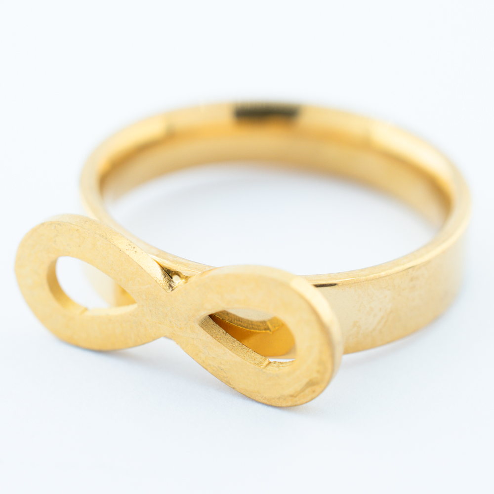 ANILLO  ACERO INOXIDABLE GOLDEN STEEL