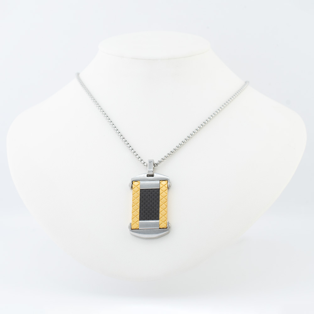 COLLAR ACERO INOXIDABLE GOLDEN STEEL