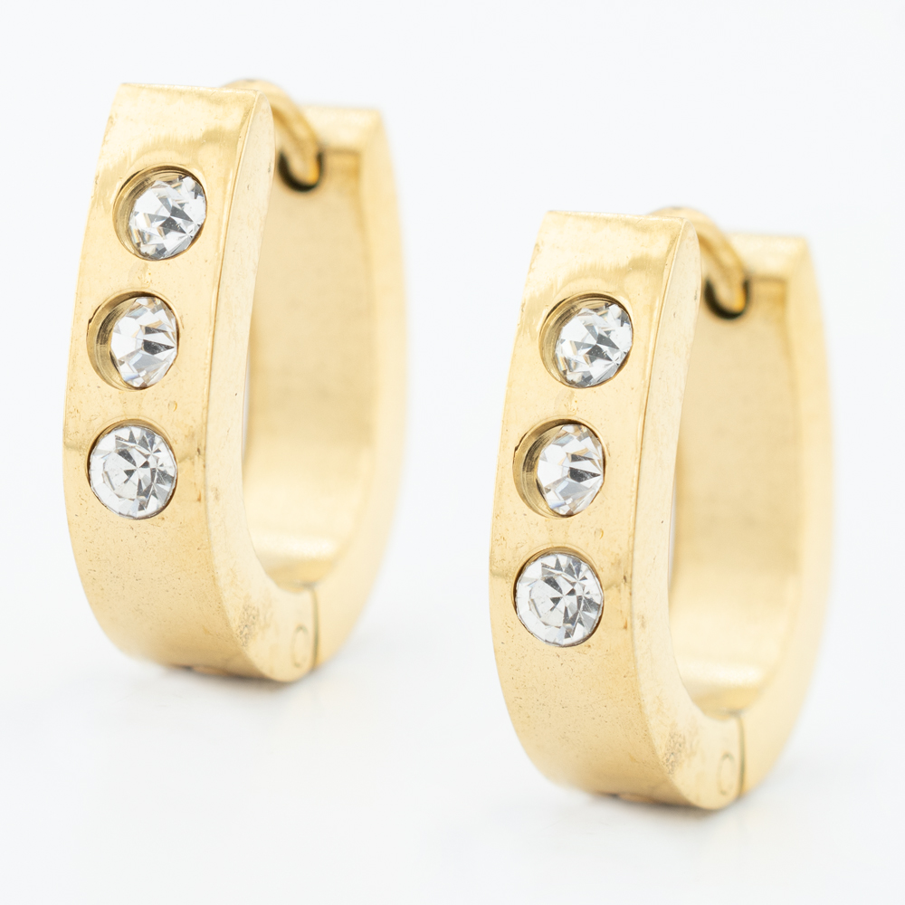 HUGGIE ACERO INOXIDABLE GOLDEN STEEL