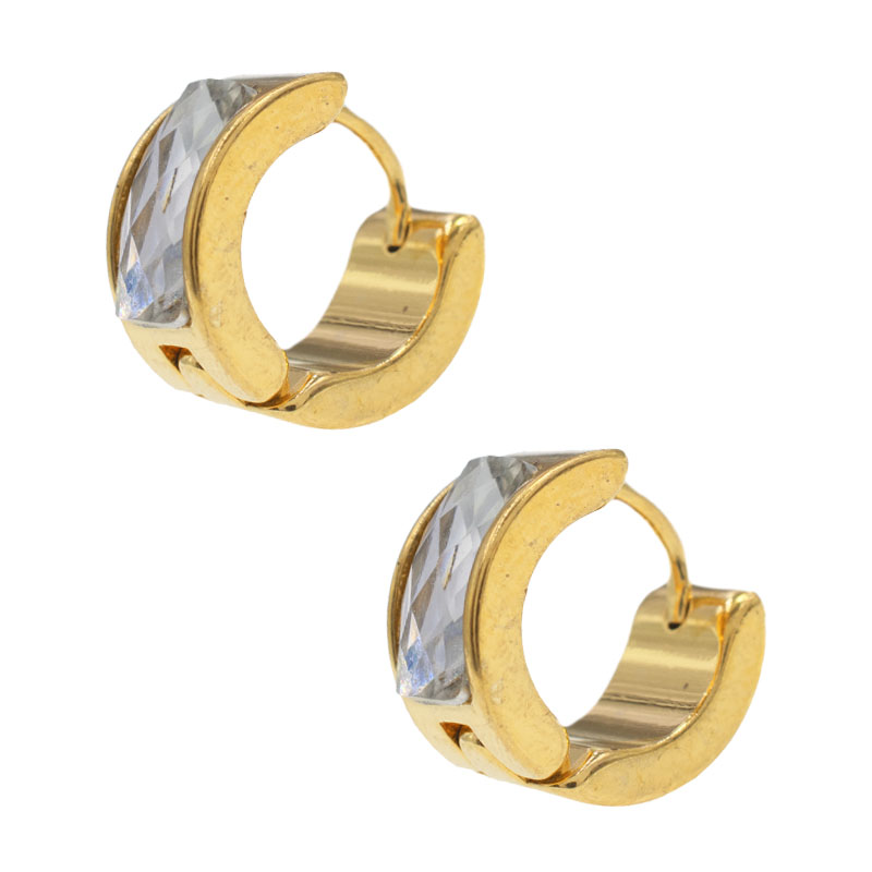 HUGGIE ACERO INOXIDABLE GOLDEN STEEL