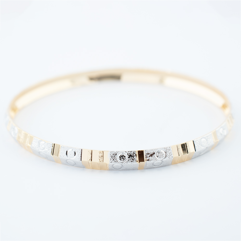 BRAZALETE BITONO GOLDEN CASTING