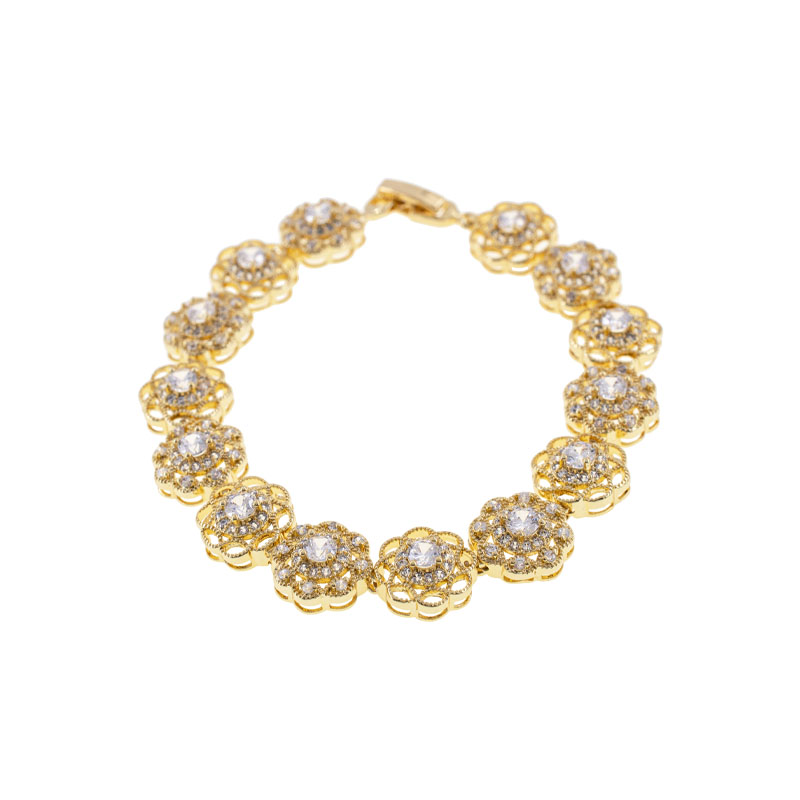 PULSERA CHAPA CRYSTIME