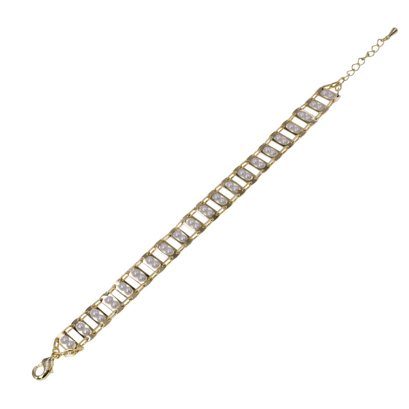 PULSERA CHAPA PEARLTIME