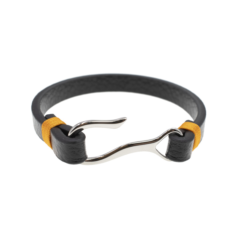 PULSERA MEN GOLDEN LEATHERS