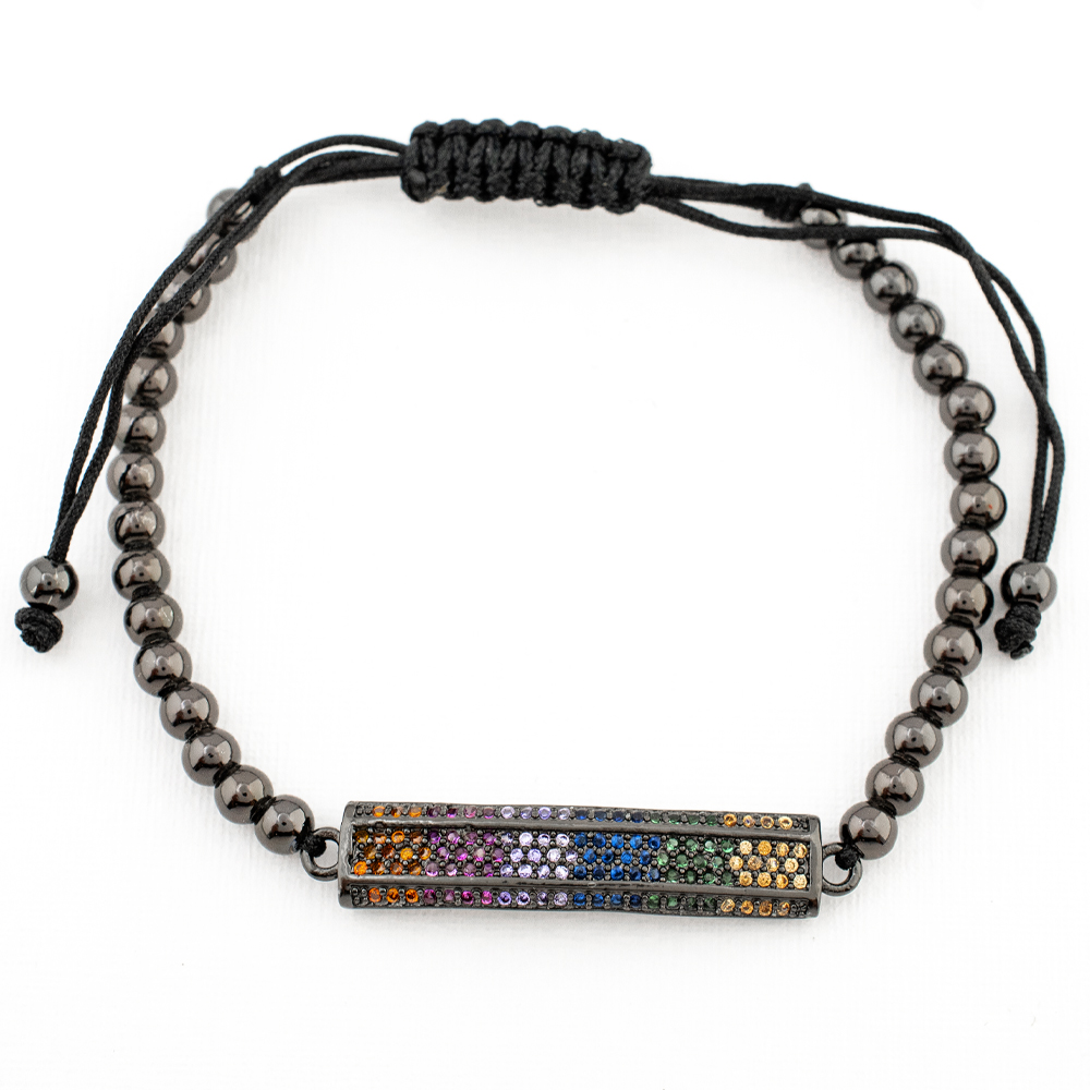 PULSERA RODIO GOLDEN RAINBOW