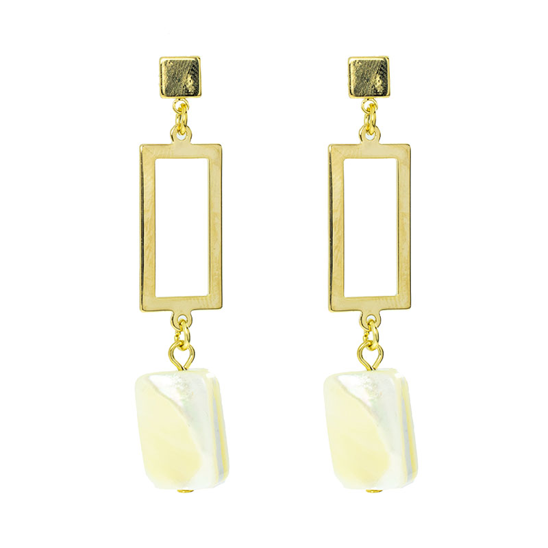 ARETE LARGO CHAPA GOLDEN COLORS