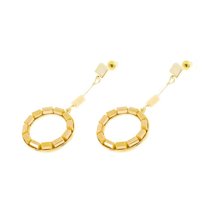 ARETE LARGO CHAPA GOLDEN COLORS