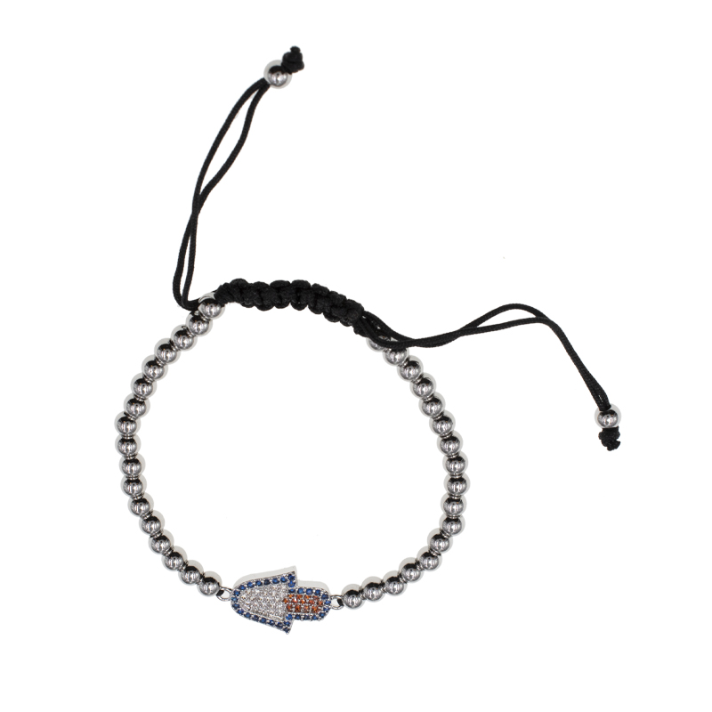 PULSERA RODIO SILVER RAINBOW