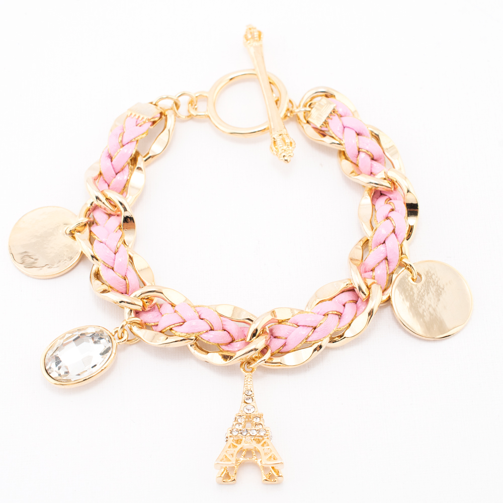 PULSERA CHAPA GOLDEN COLORS