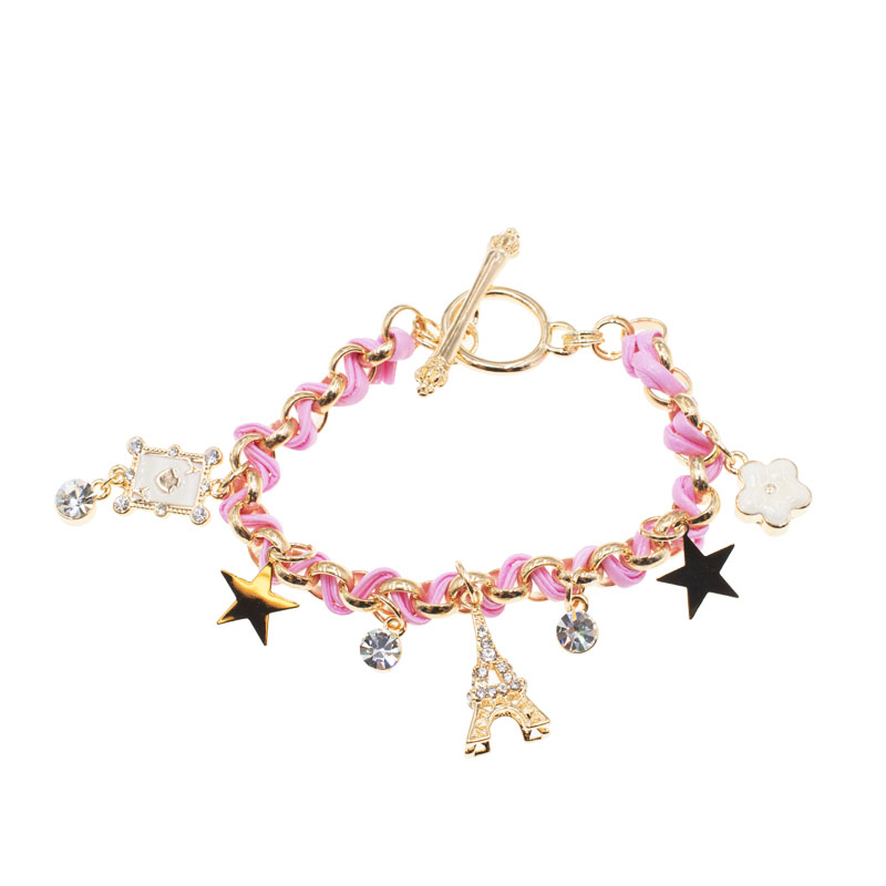 PULSERA CHAPA GOLDEN COLORS