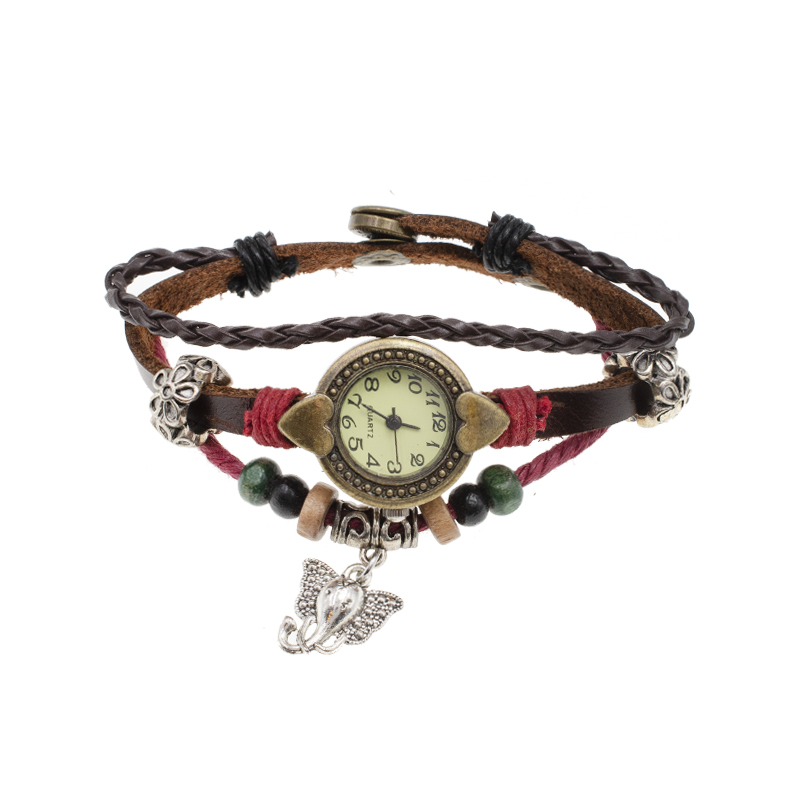 PULSERA PIEL GOLDEN STEEL