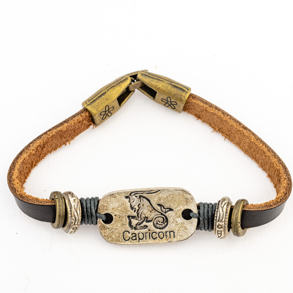 PULSERA MEN PIEL GOLDEN LEATHERS