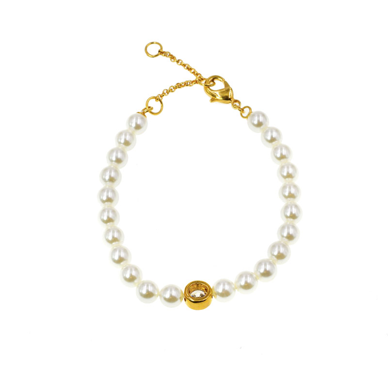 PULSERA CHAPA PEARLTIME