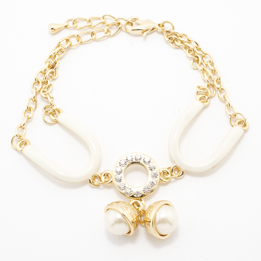 PULSERA CHAPA PEARLTIME