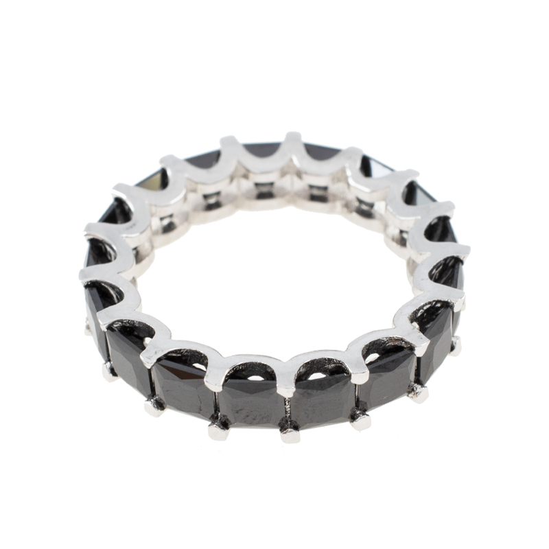 ANILLO  RODIO CRYSTIME